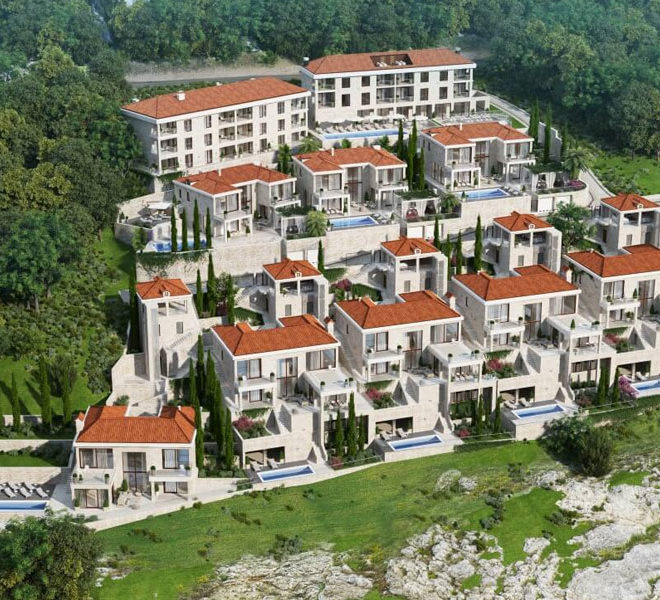 Montenegro Properties - Residences and Beach club, luxury complex in Rezevici, Budva